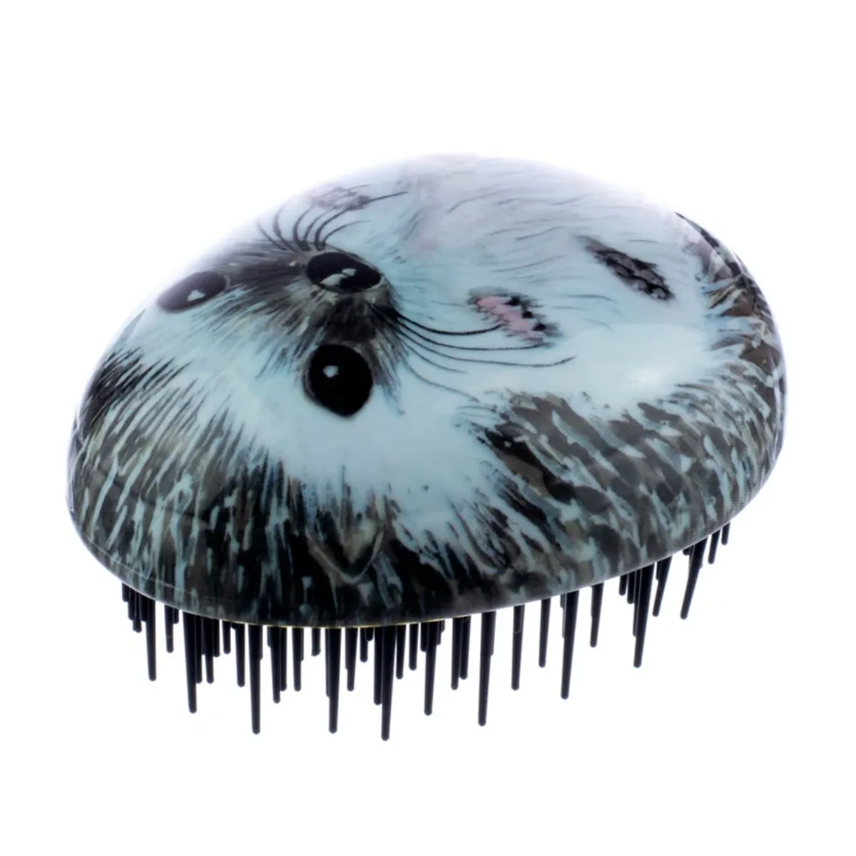 The Pebble Series 2 – Travel Hair Brush For Wet Or Dry Hair – Hedgehog
